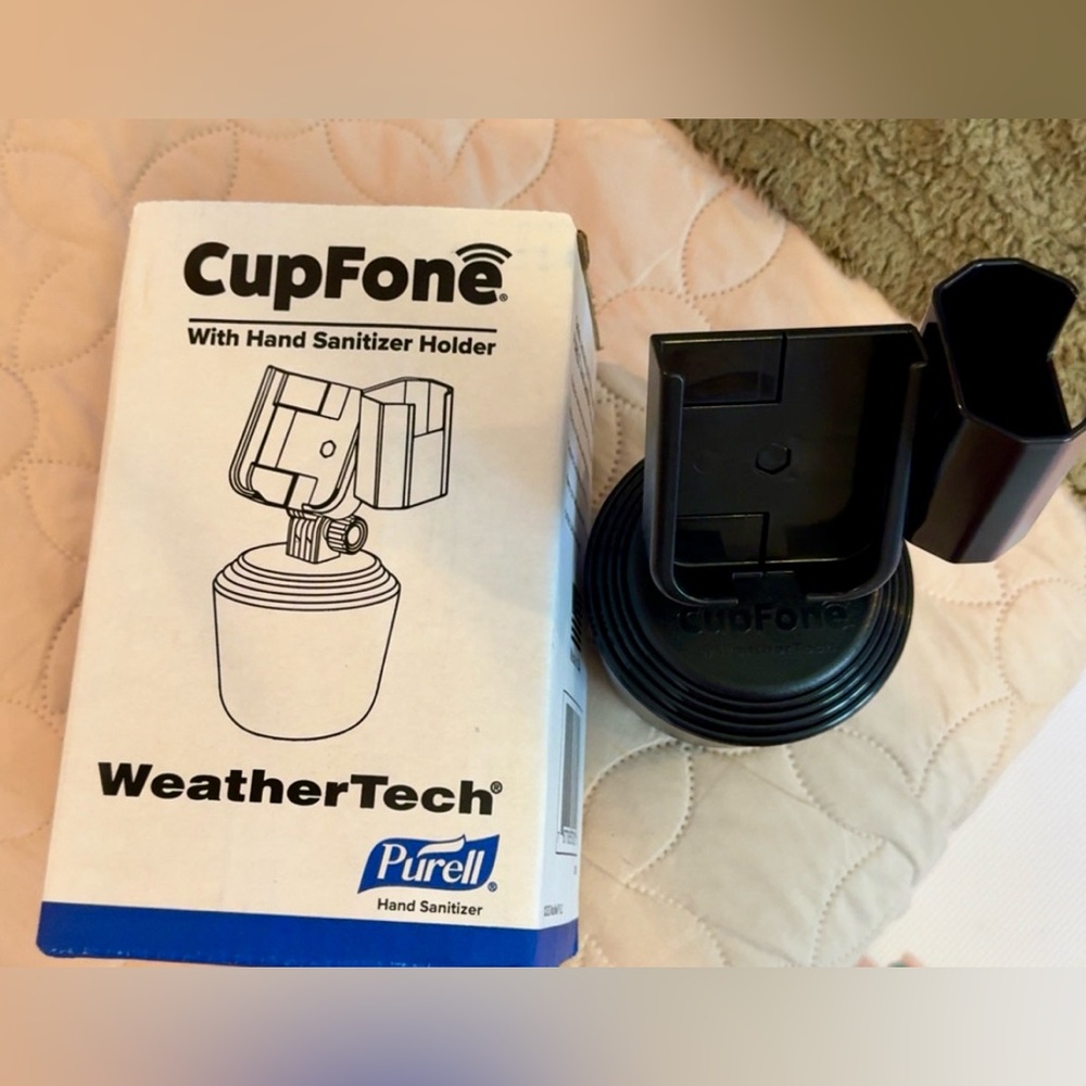 WeatherTech CupFone with Hand Sanitizer Holder - Black